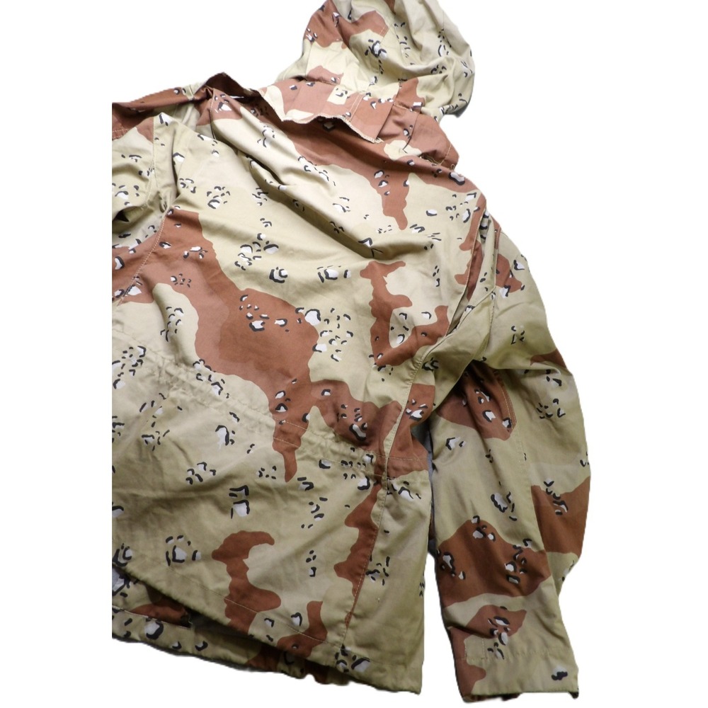 VTG 90 Prestige Desert Storm Camo Parka Men XXL Tactical Choco Chip Field Jacket - Picture 15 of 16